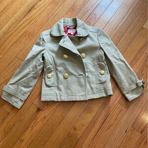 Girls Juicy Couture army green jacket